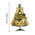 thumbnail image 3 of putnchl 45cm 60cm Christmas Tree Ornaments Desktop Small Tree Christmas Tree Set, 3 of 4