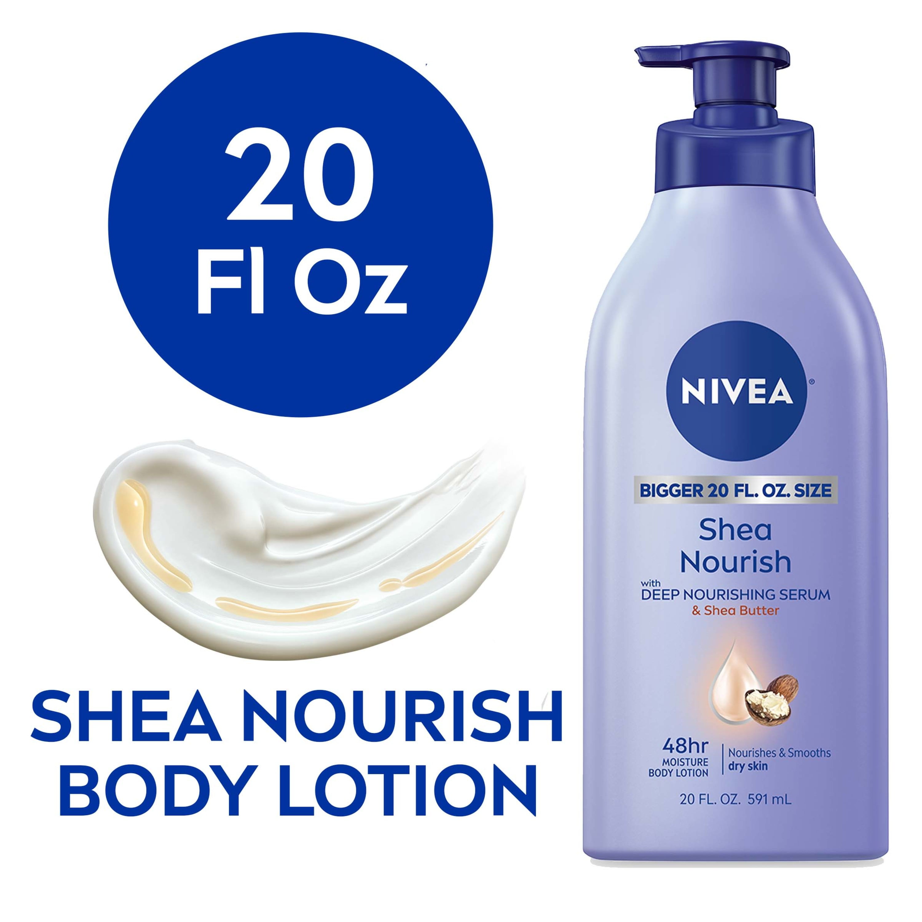 Nivea Shea Nourish Body Lotion Dry Skin Lotion With Shea Butter 20 Fl