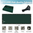 thumbnail image 3 of NAWAY 4'X37' Custom Size Privacy Screen Fence Heavy Duty Fencing Mesh Shade Net Cover for Wall Garden Yard Backyard Dark Green (We Make Customized), 3 of 7