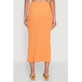 thumbnail image 4 of Womens Iris Textured Knit Midi Skirt with Side Slit, 4 of 4
