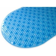 Splash Home Bubbles Bathtub Mats Non-Slip Mildew Resistant Machine-Washable with 58 Strong Suction Cups, 15" x 27" Inch