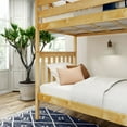 thumbnail image 2 of Plank+Beam Solid Wood Twin over Twin Bunk Bed with Ladder for Adults, No Box Spring Needed, 2 of 9