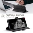 thumbnail image 5 of Wallet Case for Samsung Galaxy S23 Ultra 5G,Magnetic Protect PU Leather Flip Case with Card Holders RFID Blocking Kickstand Shockproof Protection Case for Samsung Galaxy S23 Ultra 5G 2023 (Black), 5 of 18