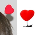 thumbnail image 2 of Love Heart Hair Pin Lovely Side Clip Holiday Theme Hair Clip for Party Gathering, 2 of 9