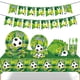 thumbnail image 1 of Billuyoard Juego de vajilla para fiesta de fútbol de 82 piezas, platos de cumpleaños con temática de fútbol de un solo , servilletas, mantel, Kits de decoración para fiestas, 1 of 6