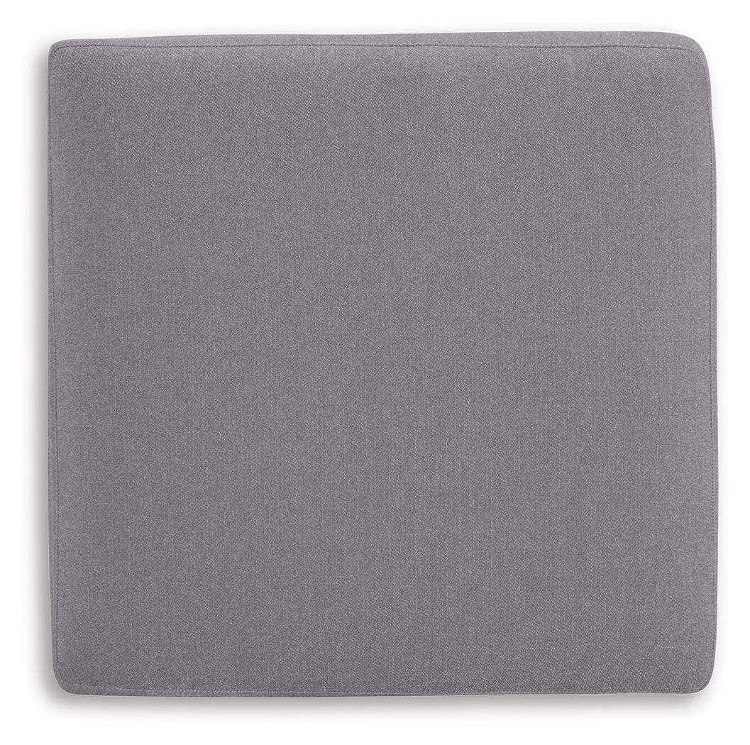 Signature Design by Ashley Modmax Oversized Accent Ottoman - Granite Gray Next-Gen Nuvella Performance Fabric