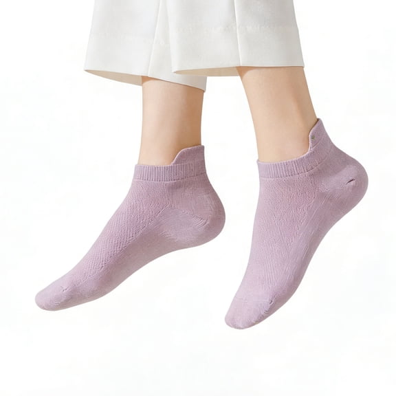 FAWUUDO Women's Mesh Ankle Socks Sheer Breathable Low Cut Socks Lightweight Casual Socks for Everyday
