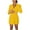 Yellow, variant on Women's Mini Dress Cutout Waist Blazer Dresses, Double Breasted Long Sleeve V Neck Suit Jacket Mini Dress