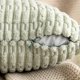 thumbnail image 3 of Paquete de 2 fundas de almohada decorativas de pana de 45 x 45 cm, suaves fundas de almohada de rayas bohemias, decoración moderna de estilo rústico para sofá de primavera, sala de estar C, 3 of 5