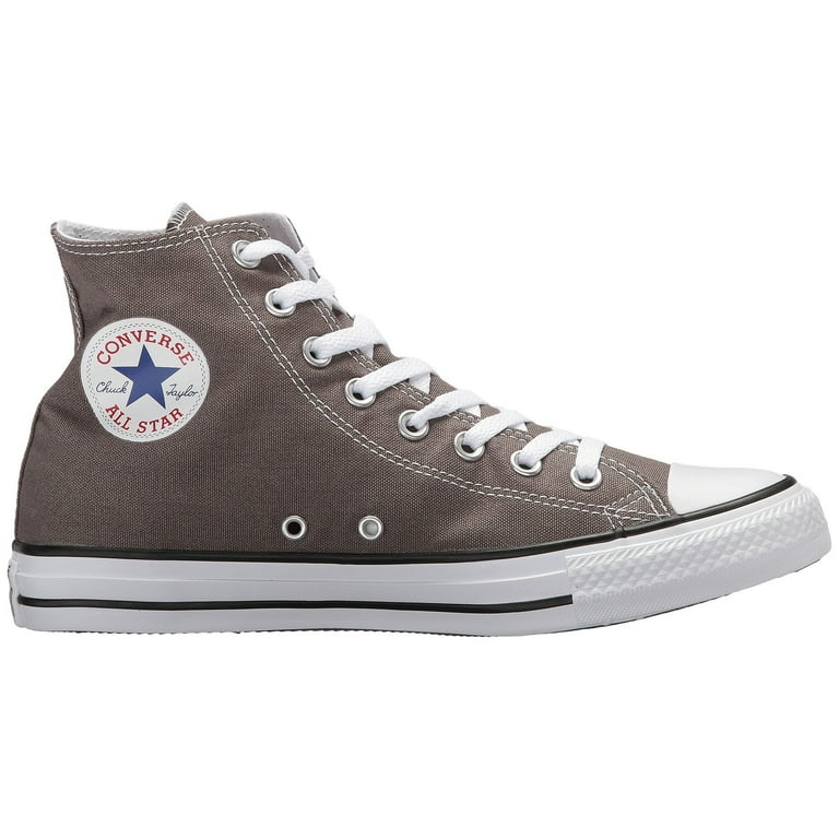 Converse Chuck Taylor Hi Unisex Shoes Size 8.5, Color: Charcoal/White