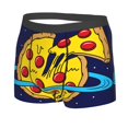 thumbnail image 2 of Daiia PLANETA EN FORMA DE PIZZA Men's Underwear Boxer Briefs, Cotton Stretch Moisture-Wicking Underwear-X-Large, 2 of 9