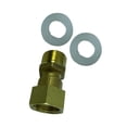thumbnail image 1 of Conector de Adaptador de Rosca de 1/2 "de Latón Completo Montaje de Tubería DYNWAVEMX Adaptador de rosca de latón, 1 of 8