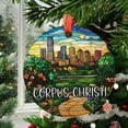 thumbnail image 2 of Corpus Christi Texas Christmas Ornament, Ceramic/Acrylic - Corpus Christi Texas Travel Souvenir, Festive Tree Ornament, Trip Keepsake 2025, Traveler Gift, 2025 Collector’s Piece, 2 of 5