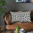 thumbnail image 3 of White Grey Leopard Print Pillow Covers 18x18 Inch Set of 2 Snow Cheetah Throw Pillow Covers Animal Print Farmhouse Pillow Cases Cotton Square Cushion Covers for Home Couch Bed Sofa Chair Decor, 3 of 6