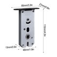 thumbnail image 3 of SPRING Pure Copper Interior Door Lock Bedroom Handle Children's Suction Quiet eco Lock Gold, 3 of 3