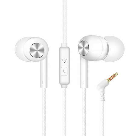 Farfi S32 Universal 3.5mm L-shaped Plug Wired Earphone for Phone