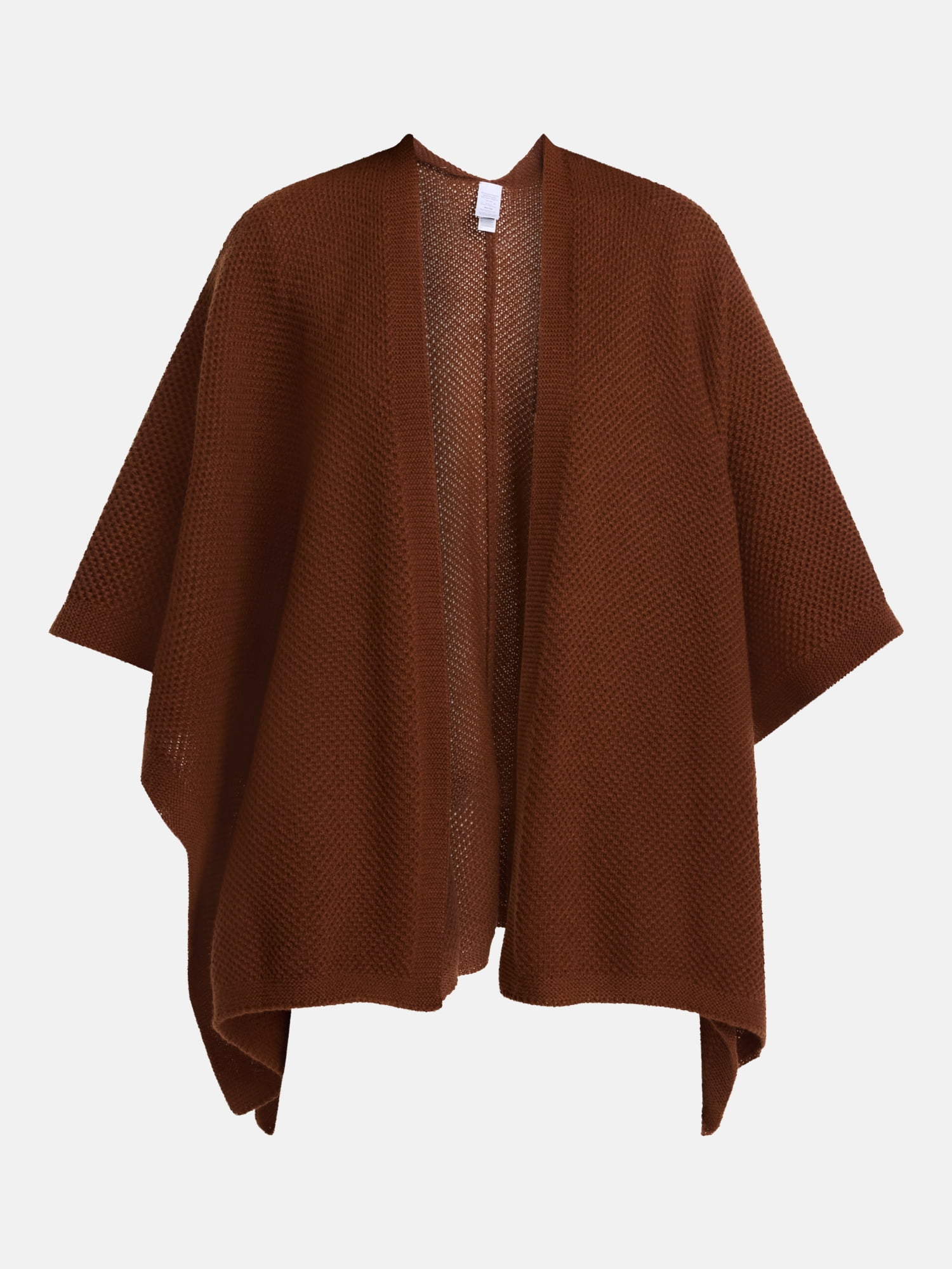 Scenario Women's Textured Knit Ruana