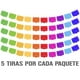 thumbnail image 3 of Papel picado | Guirnaldas | enramado | 5 tiras de 5 metros | diseño de destellos de arcoiris con colores vibrantes colores diferentes | decoración de plastico picado, 3 of 5