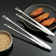 thumbnail image 5 of OMG! Kitchen Clip! STAINLESS STEEL GRILL TONGS 28CM LARGE, B, STAINLESS STEEL, 5 of 9