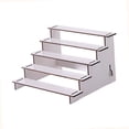 thumbnail image 1 of DOLITY Wood Display Riser Multipurpose Rustic Spice Rack for Candles Crafts Jewelry 5 Tiers, 1 of 9