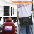 thumbnail image 6 of For Lenovo Tab M9 Case 9.0 inch 2023 Released TB-310FU, 360 Hand Strap, Shoulder Strap, Kickstand, Rugged Drop Protection, Black, 6 of 7