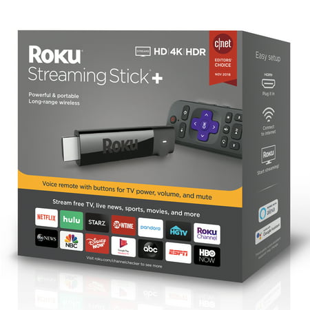 Roku Streaming Stick+ 4K Media Player (Best App For Live Tv Streaming)