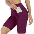 thumbnail image 5 of BeautyIn Swim Shorts for Women with Pockets High Waisted Long Board Shorts, 5 of 8