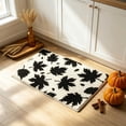 thumbnail image 4 of Tyidzon Fall Bathroom Rug, Soft Absorbent Maple Leaf Bath Mat, Thanksgiving Floor Mat with Non-Slip Rubber Backing 23.6 x 15.8 in, 4 of 6