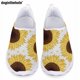 thumbnail image 1 of Zapatos casuales con estampado de girasoles y diseño artístico de Doginthehole para mujer, nuevos zapatos planos clásicos de moda, zapatos de malla cómodos y livianos, 1 of 5