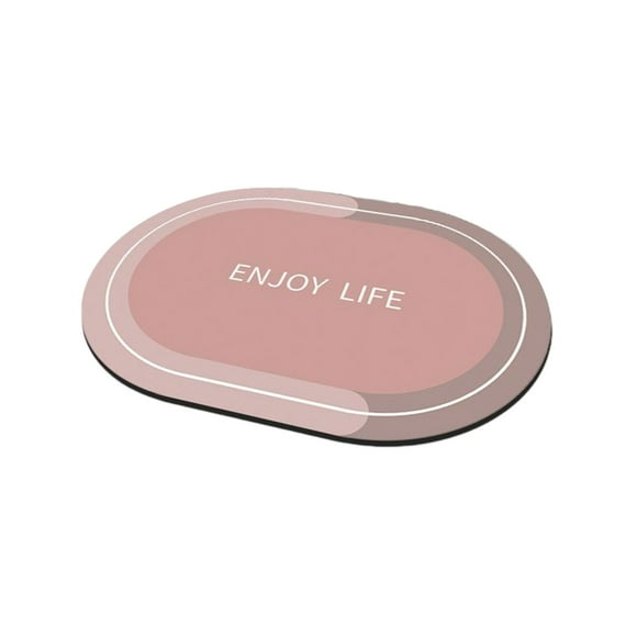 Rbaofujie Bedroom Rugs Bathroom Absorbent Floor Mats Crystal Velvet Cushions Toilet Foot Mats Toilet Door Non-Slip Household Quick Drying Bathroom Mats Front Door Mat Outside Entrance