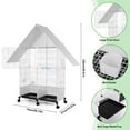 thumbnail image 5 of golytefs Bird Cage with Rolling Stand Bird Villa for Medium & Large Birds (White), 5 of 9