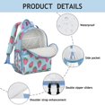 thumbnail image 4 of Strawberry Graphic Travel Backpack, Durable Waterproof Lightweight School Bag with Buckle, Spacious Multi Compartments, Birthday Gift Ready, 4 of 6