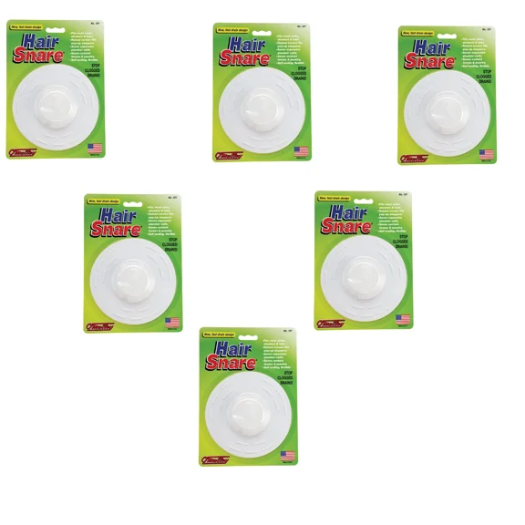Lot Of 6 O'Malley 101 5 In. Dia. Hair Snare Drain Covers Tub Drain Cover