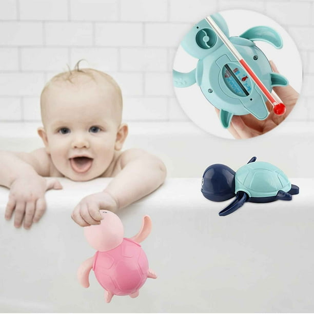 Fiudx Liquidación De Ofertas Flash Medidor De Agua Para Bebé, Baño Para Bebé, Baño Para Recién Nacido, Medición Electrónica Del Agua De tortuga Para Niños, Juguete