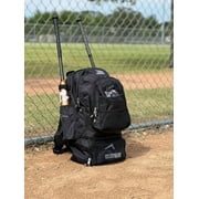 Tanel 360 Bat Pack Baseball/Softball Backpack Bag - Black
