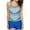 Blue, variant on Happy Date Tankini Swimsuits for Women Retro Bathing Suits Two Pieces Modest Swimming Wear Sports Tank Tops with Boyshorts