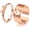 Rose Gold, variant on Ring Set 2-Piece Set Creative Personality Butterfly Punk Couple Ring