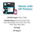thumbnail image 6 of HP 64 Tri-color Original Ink Cartridge, ~165 pages, N9J89AN#140, 6 of 7