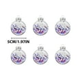 thumbnail image 3 of Nmdmisc Patriotic Tree Ornaments 4th of July Tree Decorations 1.98" Glitter Mini Balls Ornaments Small Independence Day Hanging Red White Blue Decoration for Memorial Day,6Pcs, 3 of 9