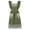 Army Green, variant on Vintage Aprons for Women with Lace Ruffle, Cooking Kitchen Baking | Adjustable Pinafore Apron with Cross Back, 33.8" x 30.7" Full Coverage with Pockets for Gardening Grilling, Gifts for Women