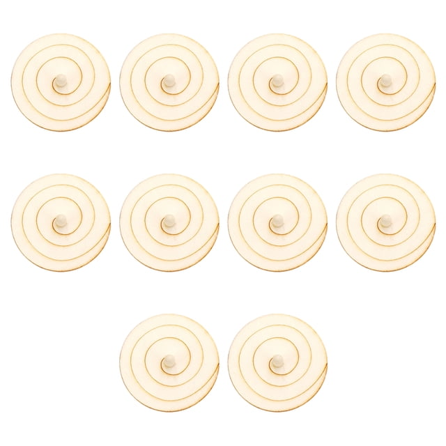 Set Niños Diy Pintura Para Colorear Gyro Juguetes De Madera Spinning Tops Diy Fiesta Favores Juegos Educativos Regalos10 Unids seitruly FN007815-06