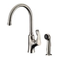 thumbnail image 2 of Dawn Kitchen AB06 3296C Single-Lever Chrome Kitchen Faucet With Side-Spray, 2 of 2