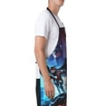 thumbnail image 3 of The Flash Adjustable Bib Apron, Waterdrop Resistant Aprons with 2 Pockets Cooking Kitchen Aprons for Women Men Chef, 3 of 8