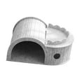 thumbnail image 4 of Túnel para gatos plegable, portátil, interactivo, para rascar, moderno y elegante Gris, 4 of 8