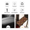 thumbnail image 4 of Bingfone Car Four-Season Universal Armrest Box Mat,Car Armrest Seat Cover Soft Leather Waterproof Armrest Cover Center Console Mat-Woodland Mushroom With Flowers And Berries, 4 of 7