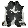 thumbnail image 4 of Appaloosa Cowhides Black & White Spots 100% Leather Rug, Large 6' x 7', Handcrafted, 4 of 6