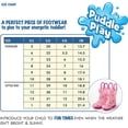 thumbnail image 5 of Puddle Play Children's Girls' Hearts Shapes Printed Waterproof Easy-On Rubber Rain Boots (Toddler/Little Kids), 5 of 5