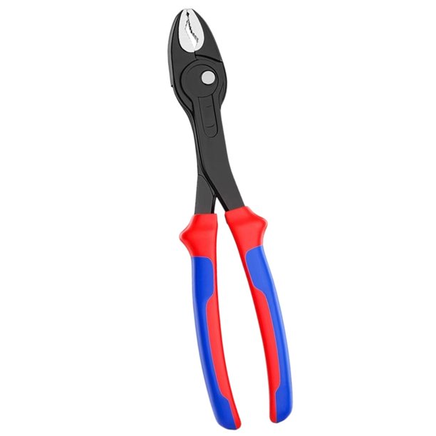 Alicates extractores de tornillos Alicates combinados Mordazas antideslizantes Corte lateral antideslizante Mango rojo azul