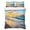 Blue, variant on King Quilt Set 96''x106'', Ocean Sunset Lightweight Bedspread Coverlet Set with 2 Pillow Shams, Beach Blue Sky Coastal Seashore Summer Breathable All Season Quilt Bedding for Bedroom/Guest Room