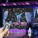 thumbnail image 2 of Noel Wedding Home Party Holiday Decoration Christmas Light 8 Mode USB Curtain String Lights Yard Fairy Light LED Bedroom Light, 2 of 5